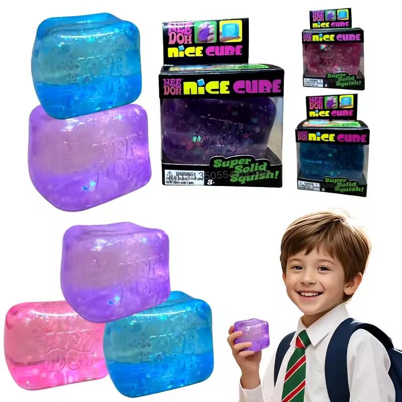 Серия Nice Cube от Schylling & Конфеты из мальтозы & Медуза & Медведь из мальтозы Сюрприз-бокс Мягкая игрушка-антистресс Подарки для взрослых