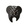 Creative Teeth Mirror Wall Clock Personality Mirror Clock TV Backdrop Hanging Clock