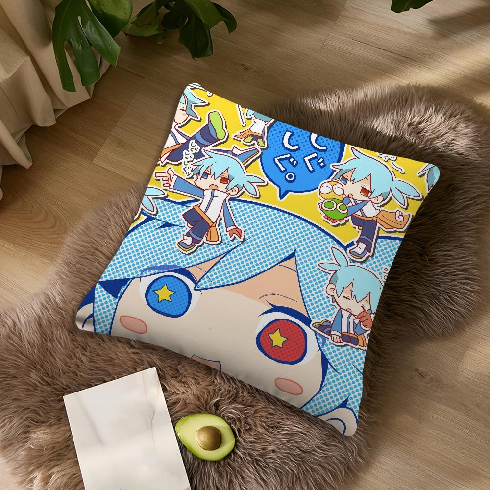 Игровой P-Puyo P-Pop F-Fever Аниме Сиг Для Спальни Автомобиля Кофейни Комнаты Мягкий и Гостиной Диван Декоративная Наволочка Чехол