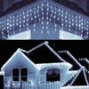 Street Garland Winter Festoon Led Light Curtain Icicle Garlands for New Year Droop 0.3M 0.4M 0.5M for Christmas Decorations 2025