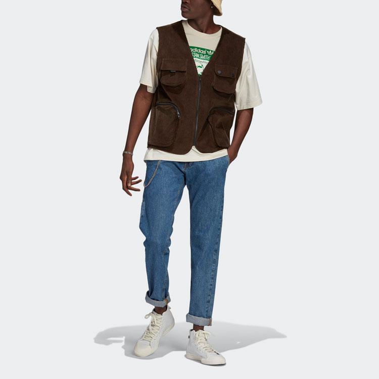 Adidas Мужская футболка с коротким рукавом с принтом Originals Stan Smith Off-White GQ8873