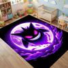 Cute Cartoon Pokémon Rug Decoration; G-Gengar Balcony Super Absorbent Bathroom Rug; Kitchen Rug.