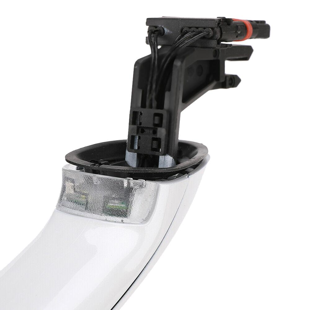 4X Outer Outside Exterior Comfort Access White Door Handle Set For BMW 5 6 7 Series F07 F10 F11 F06 F12 F13 F01 F02 51217231931
