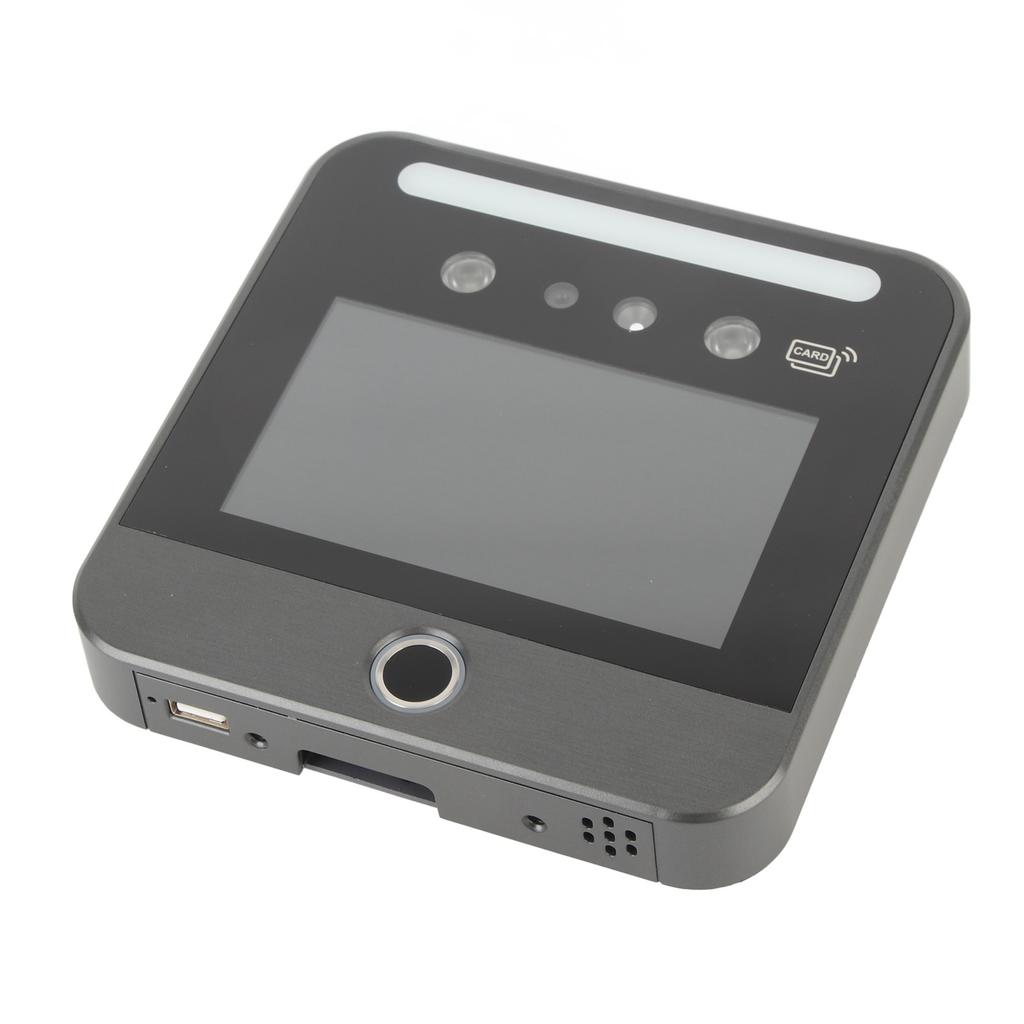 Учет рабочего времени сотрудников с 5-дюймовым сенсорным экраном, быстрое распознавание отпечатков пальцев и лиц, часы