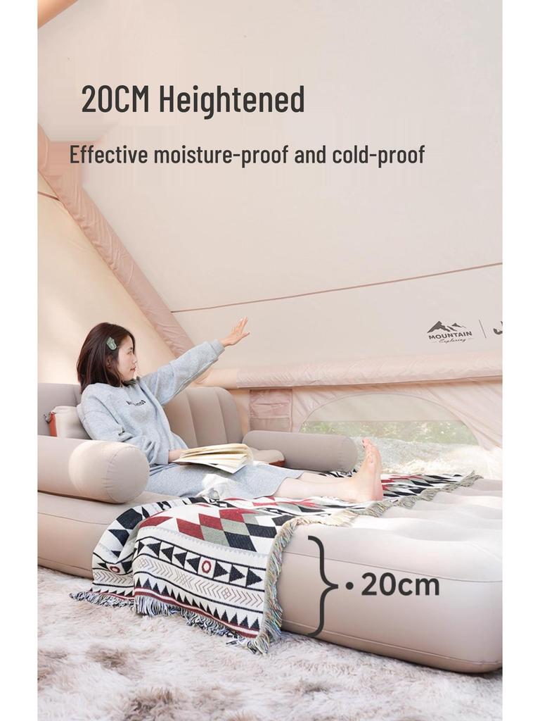 Надувной диван и кровать: Портативный коврик для улицы и помещений для кемпинга и сна