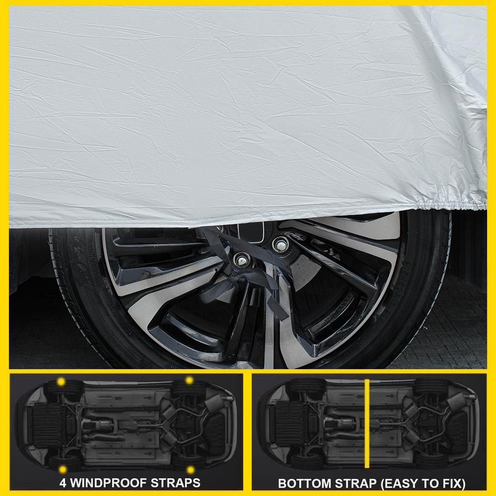 Чехол для пикапа UTE подходит для Toyota Tacoma/Hilux Vigo/Rero, водонепроницаемый чехол для всего кузова автомобиля, защита от дождя и снега в любую погоду