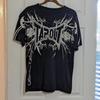 Футболка унисекс Y2K Summer Gothic Vintage American Street Printed с коротким рукавом, свободные топы большого размера, футболки в стиле хип-хоп