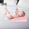 Подушка для сна младенца, пена с эффектом памяти, клиновидная подушка для грудного вскармливания, антирефлюксная подушка для младенцев с чехлом на молнии для мальчиков и девочек, детская кровать