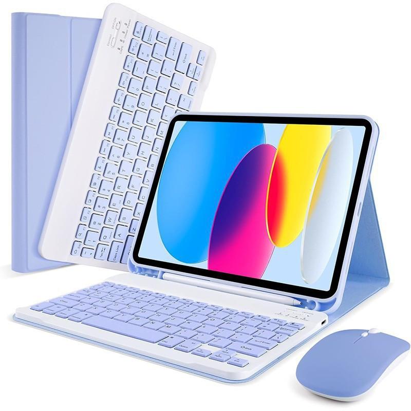 IPad 11 / Air Pro Bluetooth Keyboard Case PU Leather Shockproof Cover With Stand