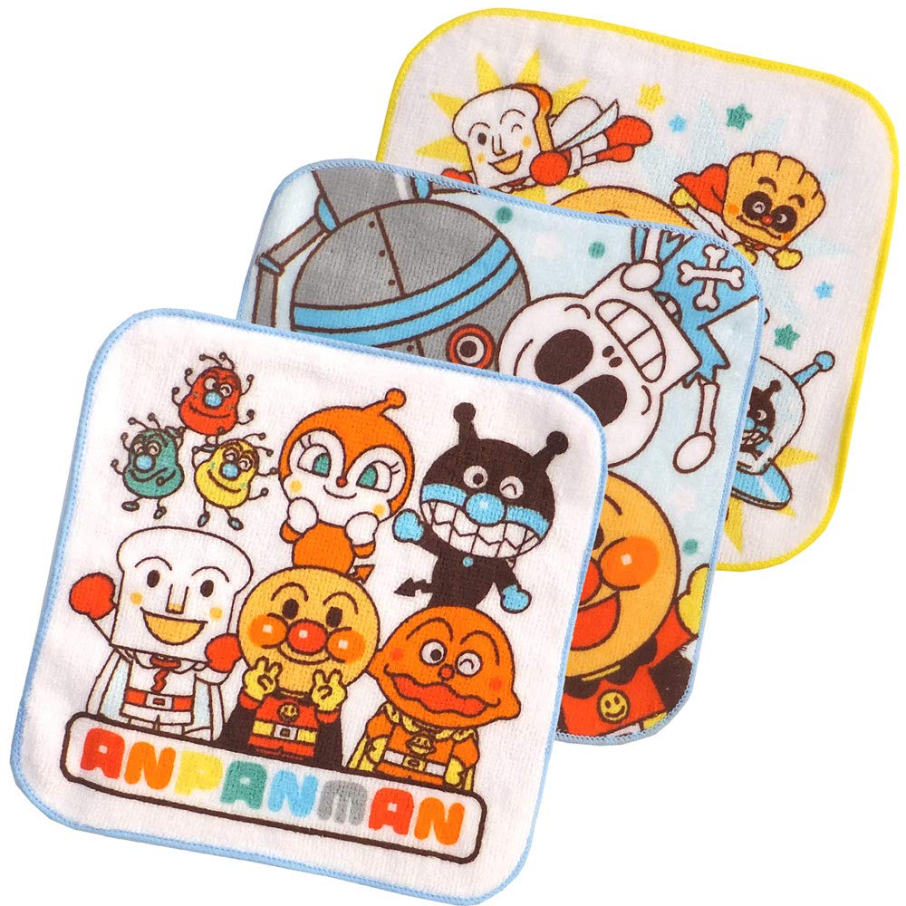 Набор из 3 мини-полотенец Anpanman
