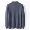 Jinjuan Men's 100% Wool Round Neck Thick Warm Sweater