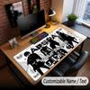 Custom Name Extended Mouse Pad,aespa Gaming Desk Mat For Home Office Desktop Decor