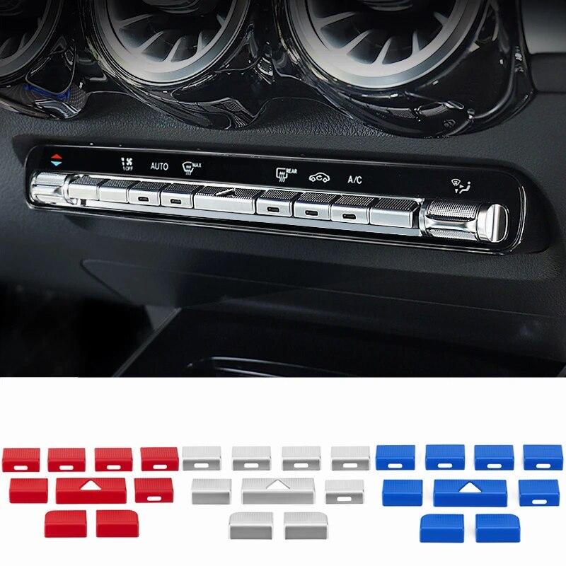 Car Center Console Air Conditioning Button Sticker For Mercedes Benz A B Class GLA GLB CLA W177 W247 H247 X247 C118 +
