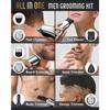 Beard Trimmer for Men, Waterproof Electric Razor for Nose, Body, Face & Mustache, Cordless Hair Clippers Shavers Grooming Kit, Gifts for Men Husband