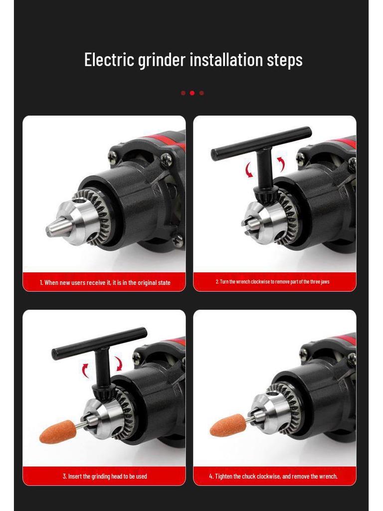 Высокомощная электрическая шлифовальная машина и полировальная машина для резки, вскрытия нефрита, пилинга и резьбы по дереву