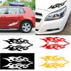 1 Pair Fire Window Body Flame Car Motorcycle Bumper Laptop Decal Sticker Decor