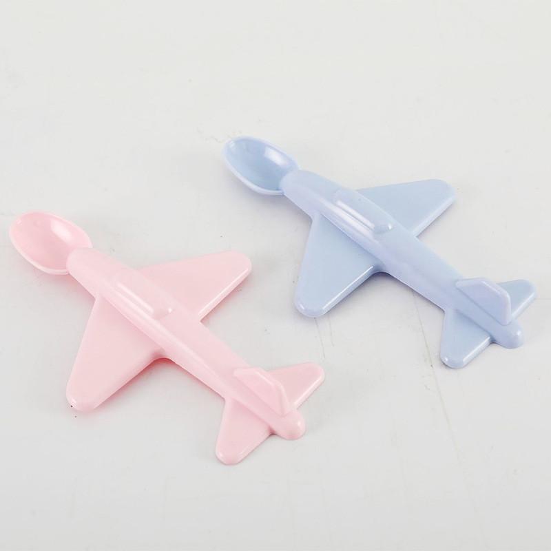Childrens Airplane Shaped Plastic Spoon With Cute Design For Kids Meals And Gifting