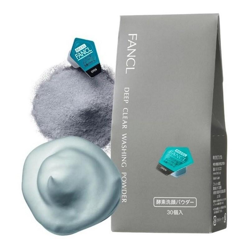 FANCL Deep Clear Cleansing Powder 30 pcs x 2 pcs (Total 60 pcs), 2g