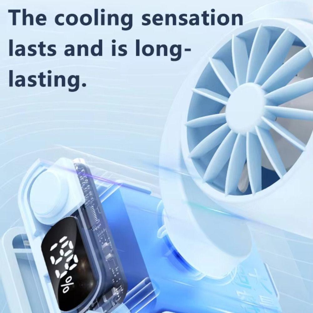Mini Cooling Fan Small Mini Clip on Fan Versatile Solar Powered Fan Picnic