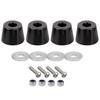 FJmark Light Tiger, Легкий грузовик, Резиновая защита Aoli, Черный, 4 штуки, Комплект болтов, шайб, гаек (Для Светлых Тигров)