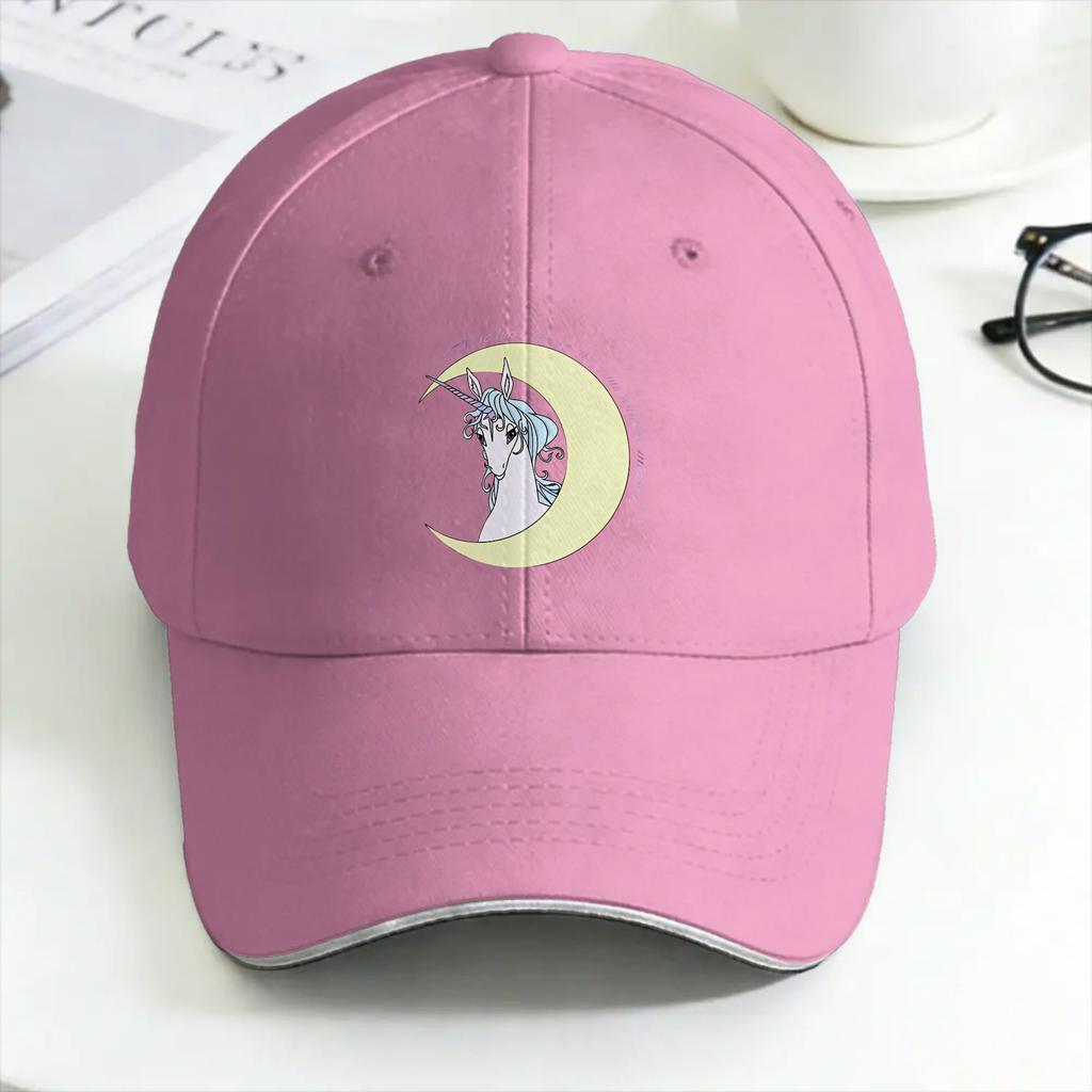 The Last Unicorn Casual Baseball Cap Save Unicorn Tennis Skate Trucker Hat Summer SunProof Unisex Adult Trendy Snapback Cap