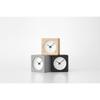 Lemnos NEUT Alarm Clock, Analog, Natural Wood Grain, Gray, KK24-09 GY