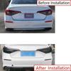 2P Black Exterior Rear Fog Light Lamp Strip Cover Trim For Honda Civic 22-2024