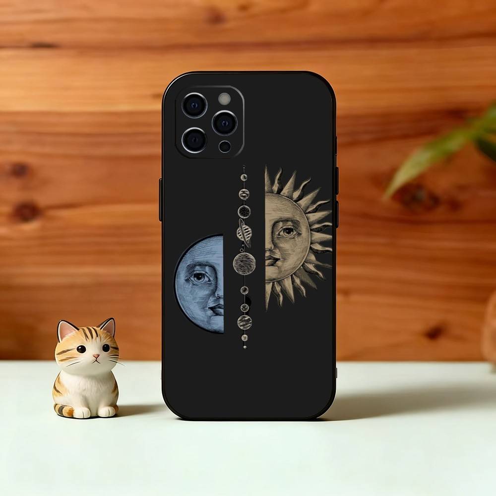A-Астрология Знаки Зодиака Чехол для Телефона Силиконовый Мягкий Для IPhone 17 16 15 14 13 12 11 X XR Plus Pro Max Plus