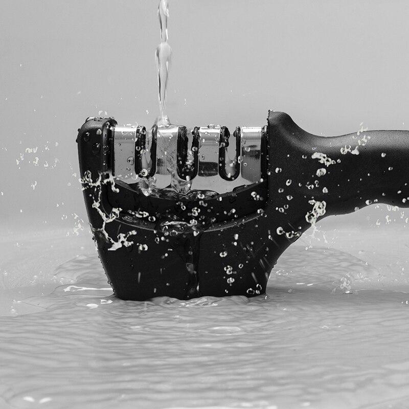 1pc Black 3 Stages Type Quick Sharpening Tool Knife Sharpener Handheld Multi Function With Non Slip Base Kitchen Knives