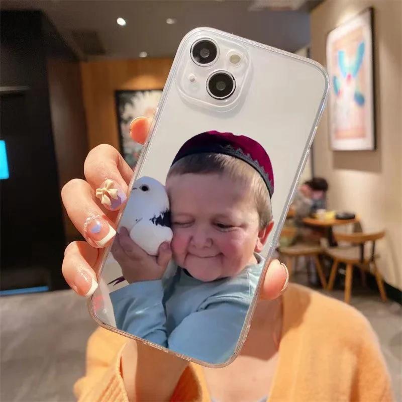 Смешной Чехол для Телефона Хасбулла Бабайт для iPhone 16 15 14 13 12 11 Pro Max Mini SE 7 8 Plus Fundas Милый Прозрачный Мягкий Чехол