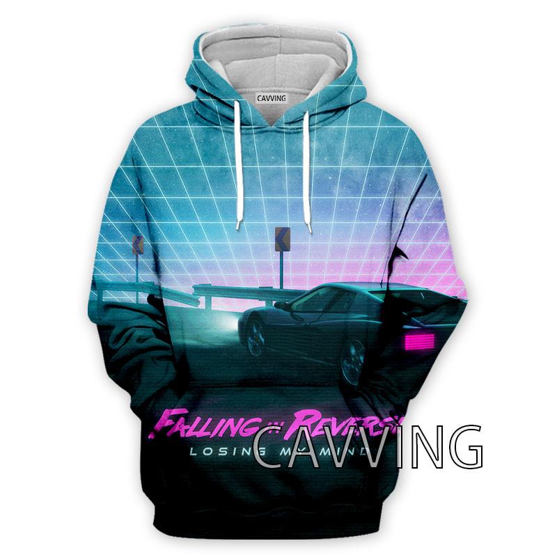 New Fashion Women/Men's 3D Print Falling In Reverse Rock Hoodies Hooded Sweatshirts Harajuku Hoodie Sweatshirts Tops
