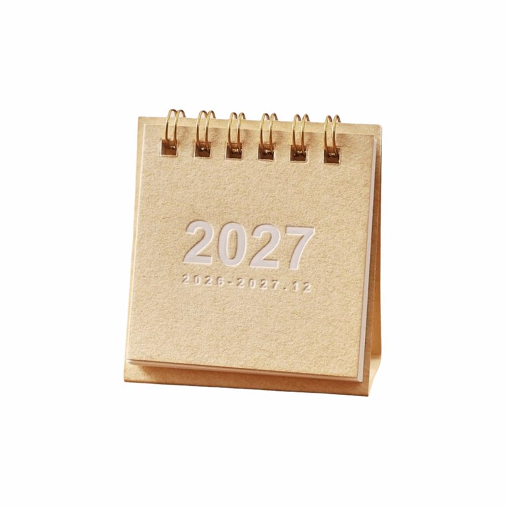 Standing Base 2027 Desk Calendar Mini Flip Calendar New Mini Calendar Daily Planning