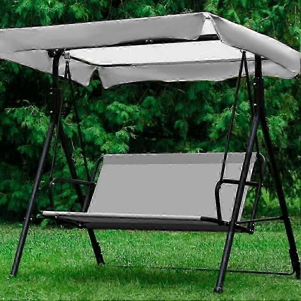 Garden Swing Chair Cover And Canopy Cover Set (gray), Durable 600d Oxford Cloth Garden Swing Chair Cover Outdoor