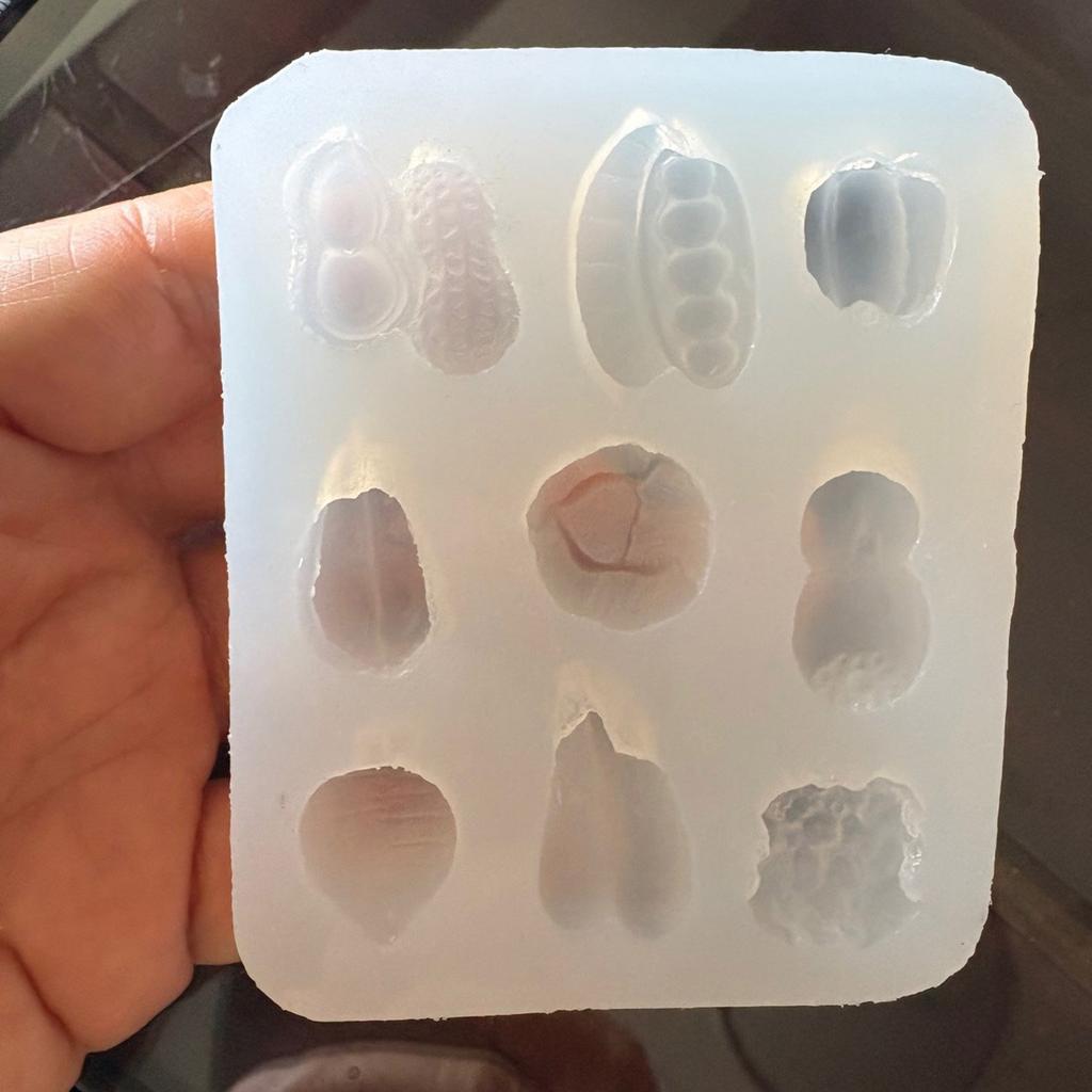 Food Grade Silicone Fruit Vegetable Resin Mold Crafting Supplies for Jewelry Soap Candle Making with Detachable Design