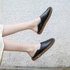 Slip-on Retro Single Shoes Small Leather Shoes Grandma Shoes Women's Flat