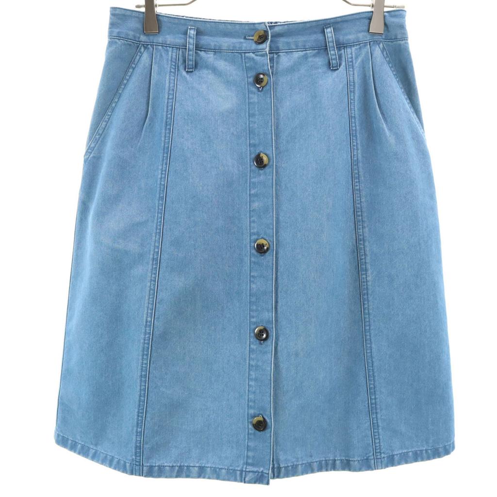 A.P.C. Mini Length Skirt M Blue Women Used
