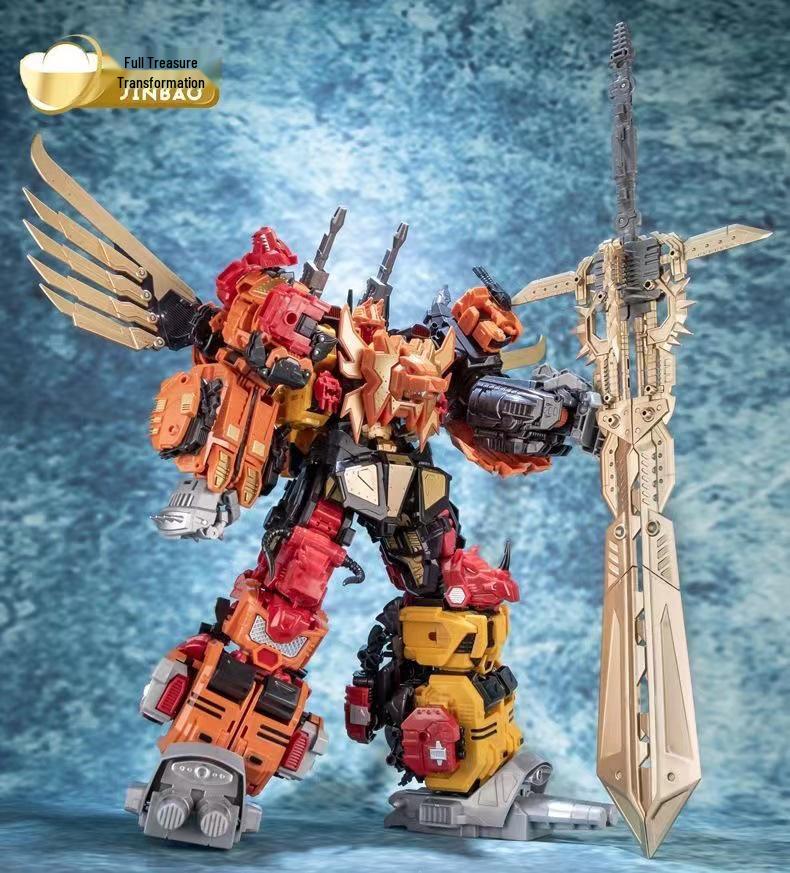 Трансформирующаяся игрушка Jinbao 8879 - Super Large Five-in-One Giant Ferocious Machine Model Chōng Yún Xiāo