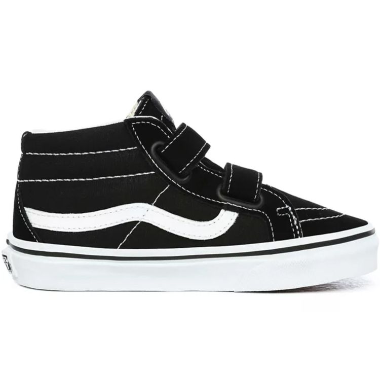 Vans Sk8-Mid Reissue V Kids черные белые детские кроссовки VN0A4UI56BT