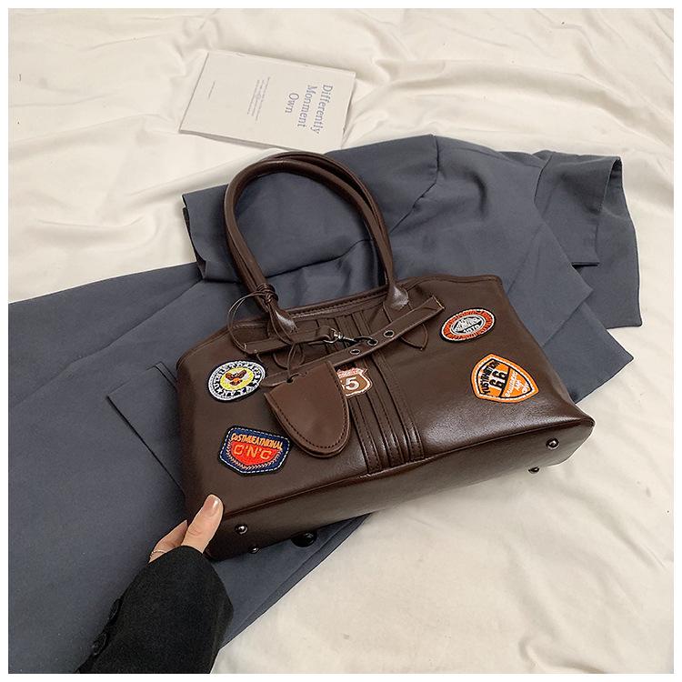 2024 Женская универсальная сумка-тоут в студенческом стиле большой вместимости