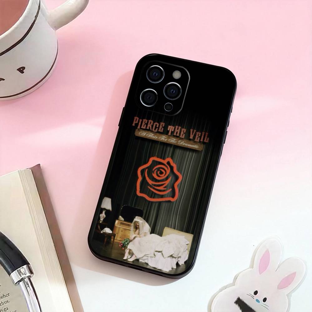 Чехол для телефона P-Pierce the V-Veil Band, силиконовый, мягкий, для iPhone 17, 16, 15, 14, 13, 12, 11, XS, Plus Pro Max