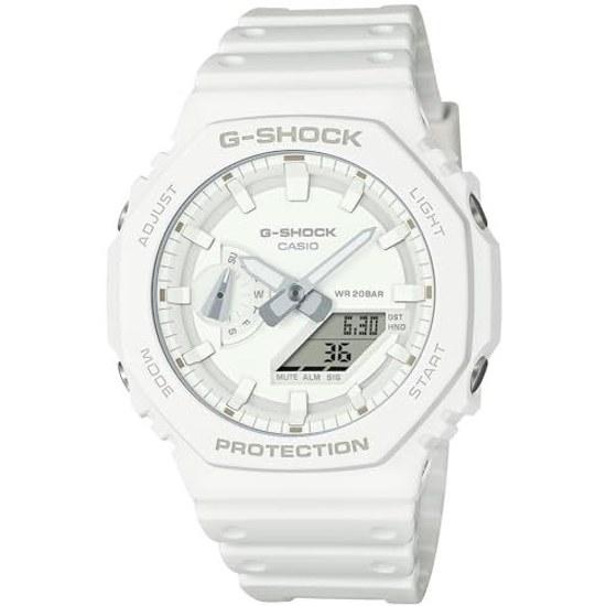 Мужские наручные часы Casio G-Shock серия TONE-ONTONE GA-2100-7A7JF белые