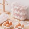 Ударопрочный переносной контейнер для хранения яиц для кемпинга - небьющийся, удобный для путешествий, устойчивый к падениям пластиковый лоток для яиц