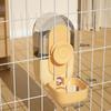Pet Cage Hanging Feeder Automatic Feeder Water Fountain Food Container Dispenser for Puppy Cats Rabbit Hamsters