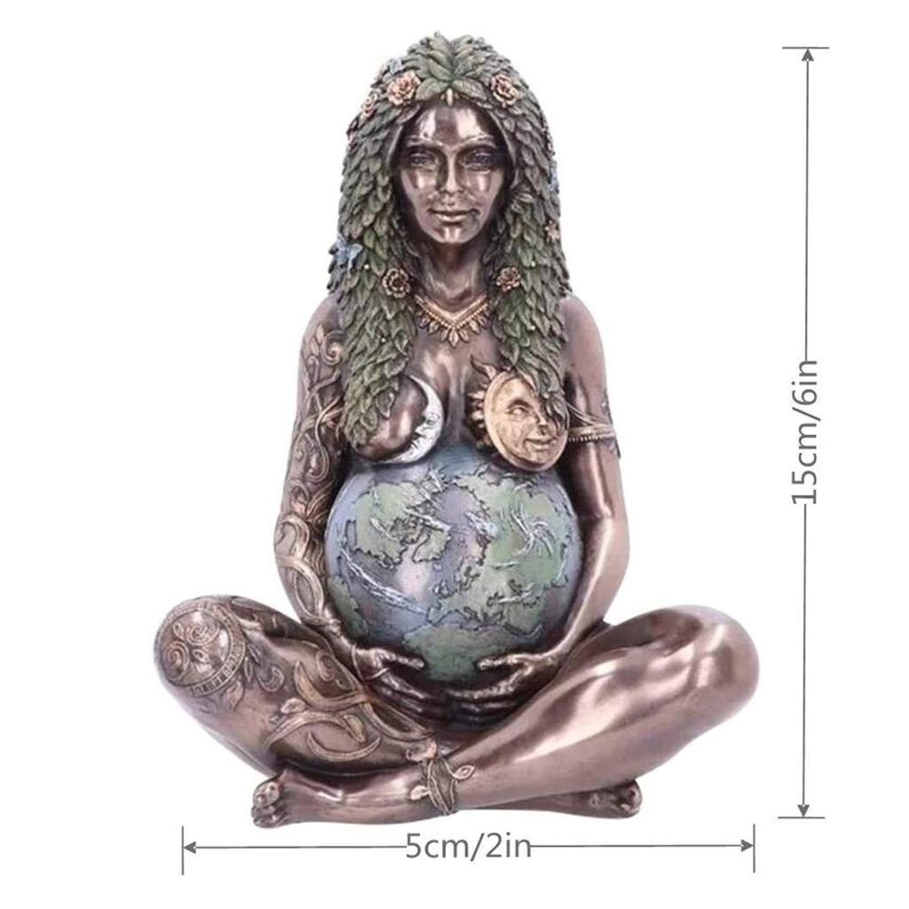 Скульптурные украшения богини земли Гайи-матери-земли