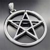 Мужское кулон на шнурке, пентаграмма