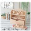 Daiwa Wooden Toy Mini Play Kitchen Set Includes Dish Cabinet and Dish All dishes can be stored Perfect for pretend or (Pink) - Set. inside. play,