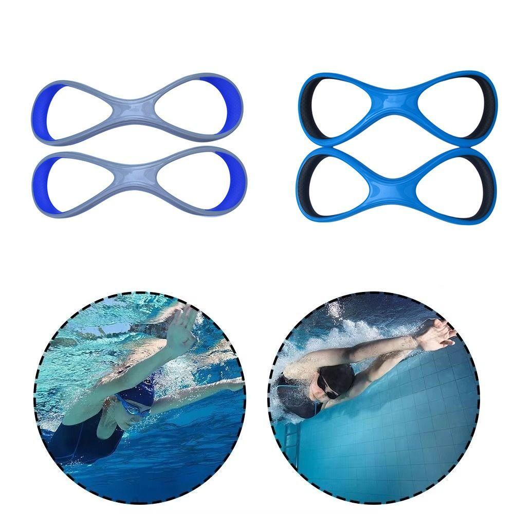 8 Shape Forearm Fulcrum Fin Ergonomic Shape Swim Training Paddle  Training Practice