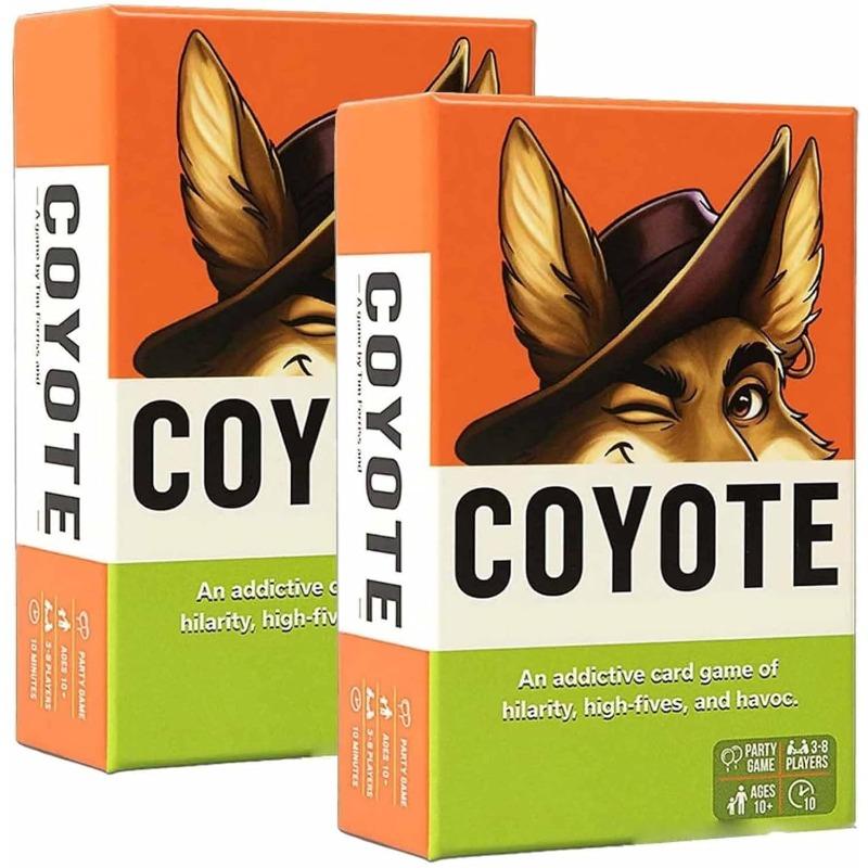 Coyote Game, Coyote Party Game, Action-Packed Party Card Games, Full of High Fives and Havoc, for Friends, Teens, and Adults Family Games Night