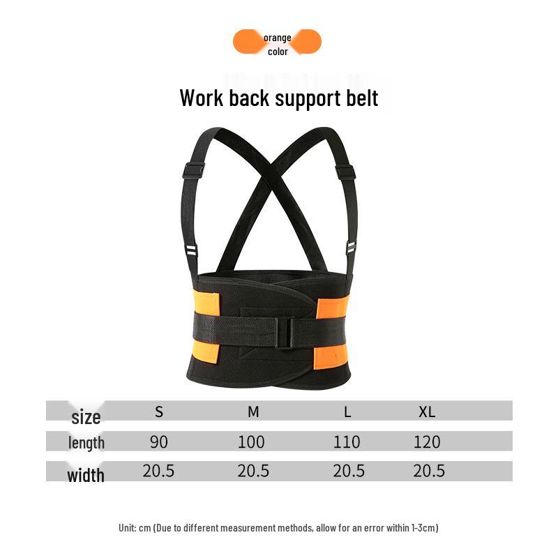 Men's Fitness Sweat Waist Support Belt for Running and Training