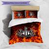 Newcastle United Football Printed 3 Pieces Bedding Set, Comfortable Skin Friendly Bedroom Duvet Cover Set